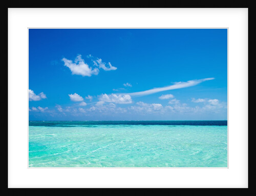 The ocean in The Maldives by Anonymous