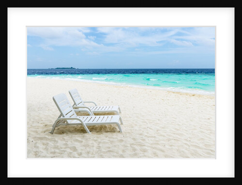 Idyllic beach in The Maldives by Anonymous