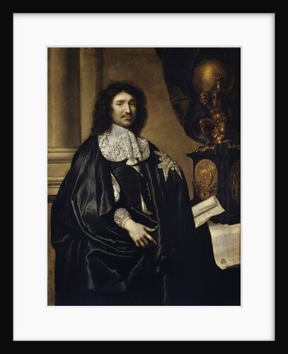 Portrait of Jean Baptiste Colbert by Claude Lefebvre