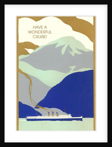Art Deco Ocean Liner, Have a Wonderful Cruise by Anonymous