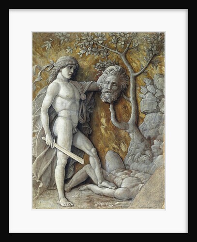 David and Goliath Attributed to Andrea Mantegna by Anonymous