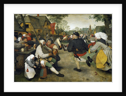 Peasant Dance by Pieter Brueghel the Elder