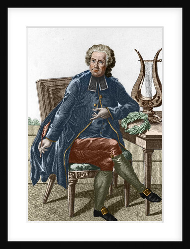 Portrait of Pietro Metastasio Italian poet by Anonymous