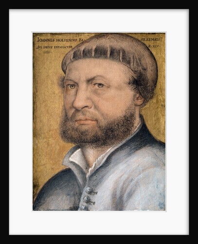 Self Portrait Drawing by Hans Holbein The Younger