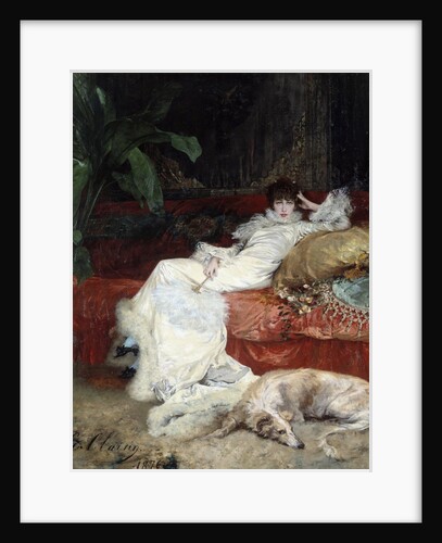 Portrait of Sarah Bernhardt by Georges Jules Victor Clairin
