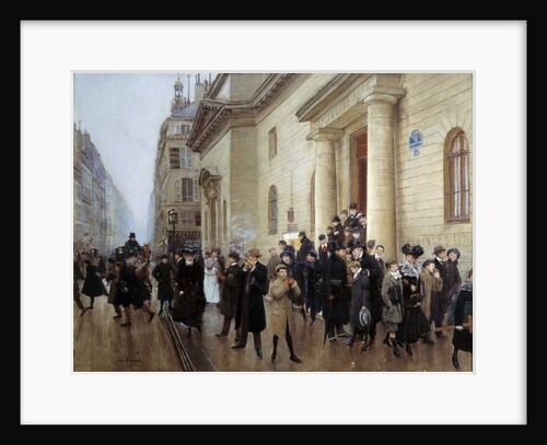Leaving the Lycee Condorcet by Jean Beraud