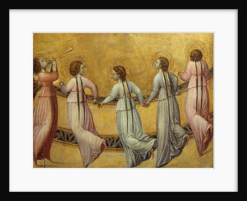 Angels dancing in front of the sun by Anonymous