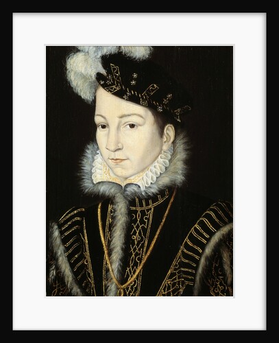 Portrait of Charles IX by workshop of Francois Clouet by Anonymous