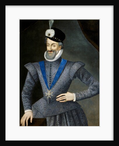 Portrait of Henry IV, king of France by Anonymous