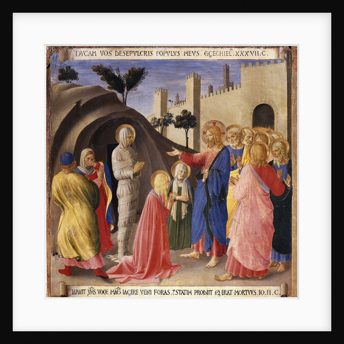 Raising of Lazarus From Scenes From the Life of Christ by Fra Angelico