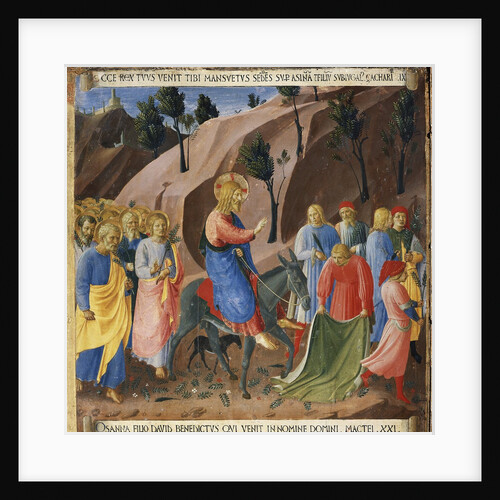Entry Into Jerusalem From Scenes From the Life of Christ by Fra Angelico