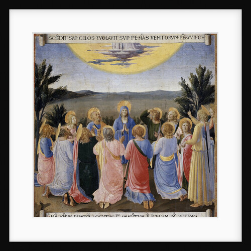 Ascension of Jesus Christ from the Armadio degli Argenti Painting Series by Fra Angelico