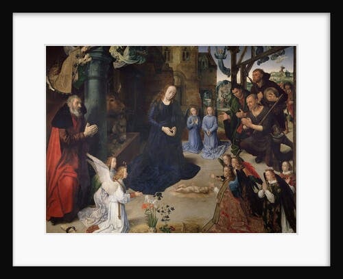 Center panel of Portinari Altarpiece by Hugo van der Goes