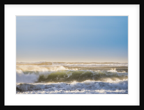 Waves and Beach by the Jokulsarlon, Iceland by Anonymous