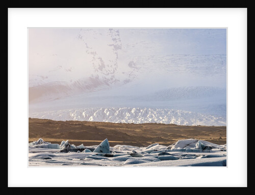 Icebergs, Jokulsarlon, Iceland by Anonymous