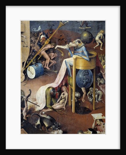 Detail of Hell from The Garden of Earthly Delights by Hieronymus Bosch