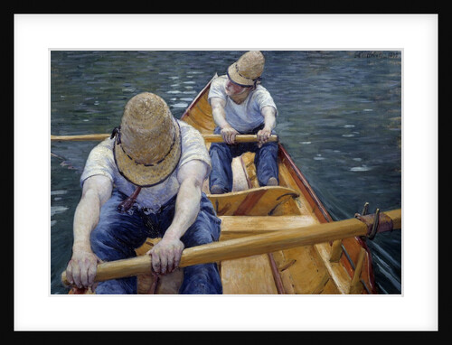 The Boatmen on the Yerres by Gustave Caillebotte