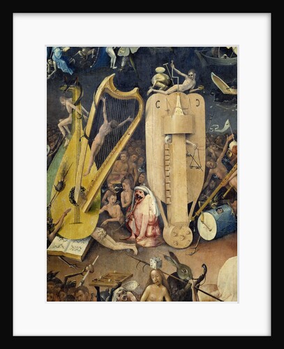 Detail of Hell from The Garden of Earthly Delights by Hieronymus Bosch