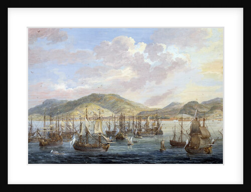 View of the city of The Cap francais by Louis Nicolas Van Blarenberghe
