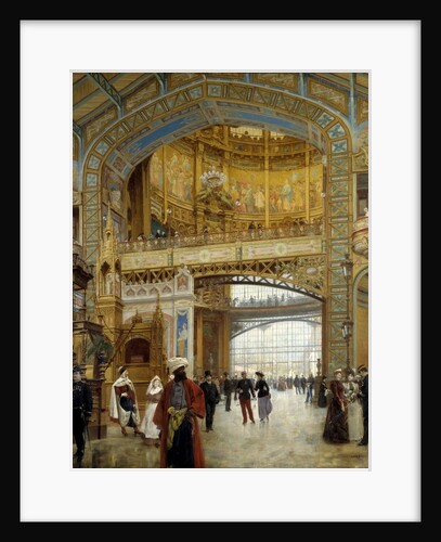 The central Dome of the World Fair in Paris, 1889 by Louis Beroud