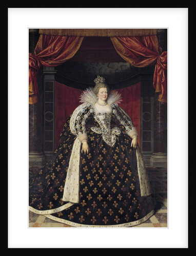 Portrait of Marie de Medici, Queen of France by Frans Pourbus the Younger