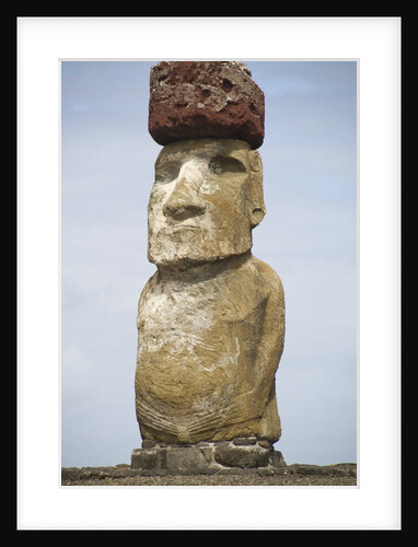 Ahu Tongariki statue called moai by Anonymous
