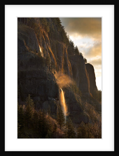 Evening light on Mist Falls by Anonymous