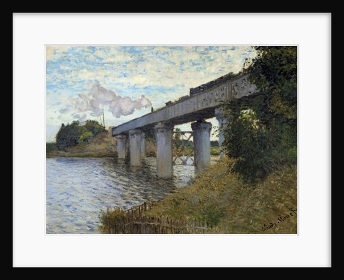 The Railway Bridge at Argenteuil by Claude Monet
