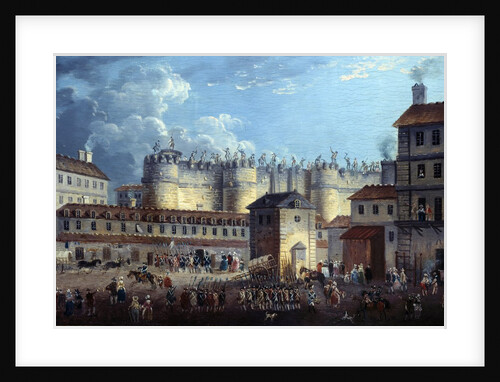Demolition of the Bastille on 17 July 1789 by Pierre Antoine Demachy
