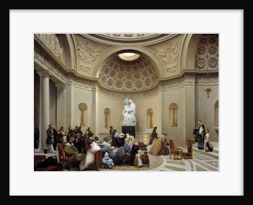 Ceremony at the expiatory chapel in 1835 by Lancelot Theodore Turpin de Crisse