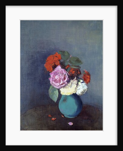 Flowers - Bouquet of carnations by Odilon Redon