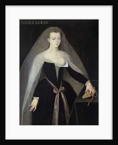 Portrait of Agnes Sorel after Jean Fouquet by Anonymous