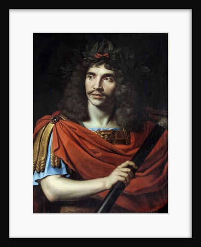 Portrait of Jean-Baptiste Poquelin, known as Moliere by Nicolas Mignard
