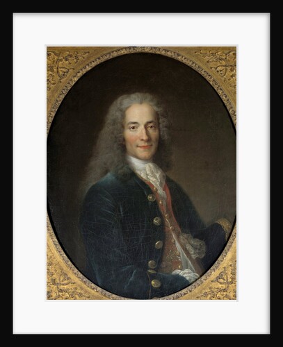 Portrait of Voltaire at the age of 24 by Anonymous