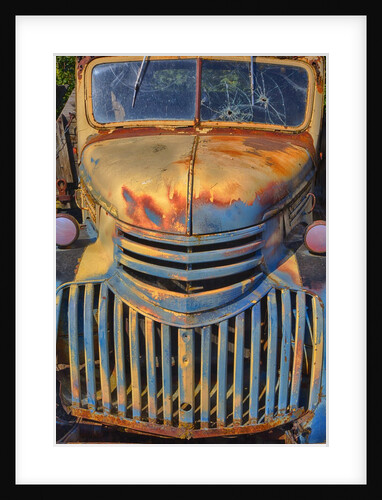 Old Chevy with rust and Fading Paint by Anonymous