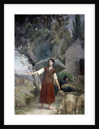 Joan of Arc as shepherdess, at Domremy - by Jules Lenepveu