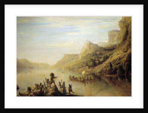 Jacques Cartier discovering the Saint Lawrence River (Canada) by Anonymous