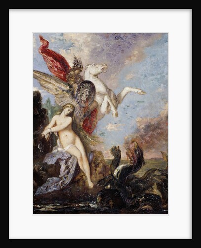 Andromeda chained to a rock rescued by Perseus by Gustave Moreau
