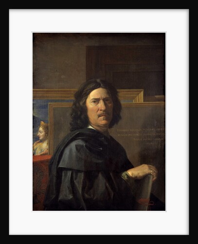 Self-portrait at the age of 56 years - by Nicolas Poussin