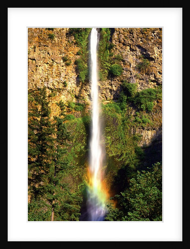 Multnomah Falls rainbow by Anonymous