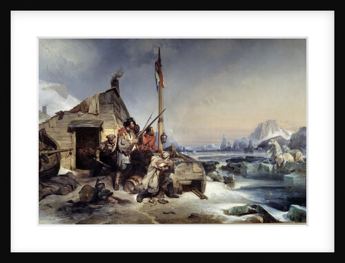 Wintering of a crew on Nova Zembla coast by Eugene Lepoittevin