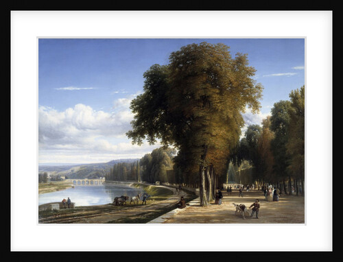 Walk at the park of Saint Cloud by Raymond Esbrat
