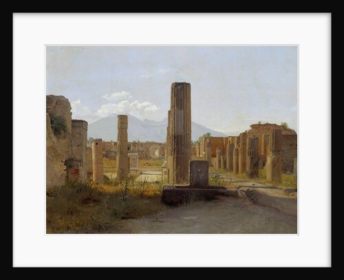 The Forum at Pompeii by Christian Kobke