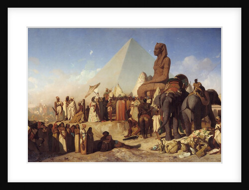 Cambyses and Psammenitus by Jean Adrien Guignet