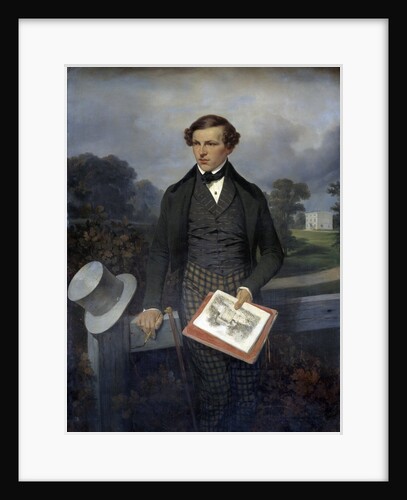 Portrait of Gustave de Maupassant by Hippolyte Bellange