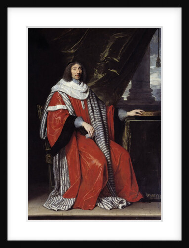 Portrait of Jean Antoine de Mesme by Philippe de Champaigne
