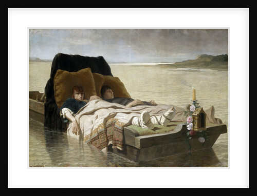 The sons of Clovis II by Evariste Vital Luminais