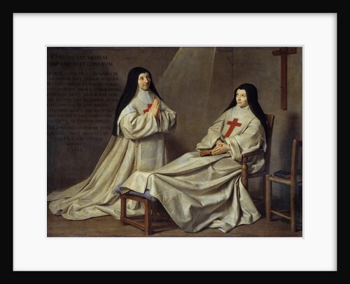 Portraits of the Mother Catherine Agnes Arnauld and Sister Catherine of St. Suzanne Champaigne by Anonymous