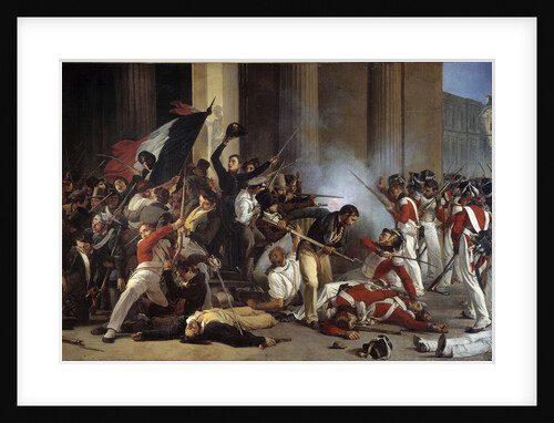 Taking of the Louvre and massacre of the Swiss Guards, 29/07/1830 by Anonymous