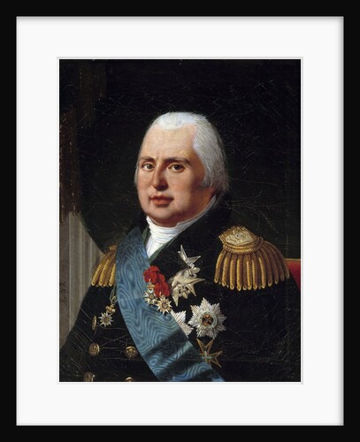 Portrait of Louis XVIII by Robert Lefebvre